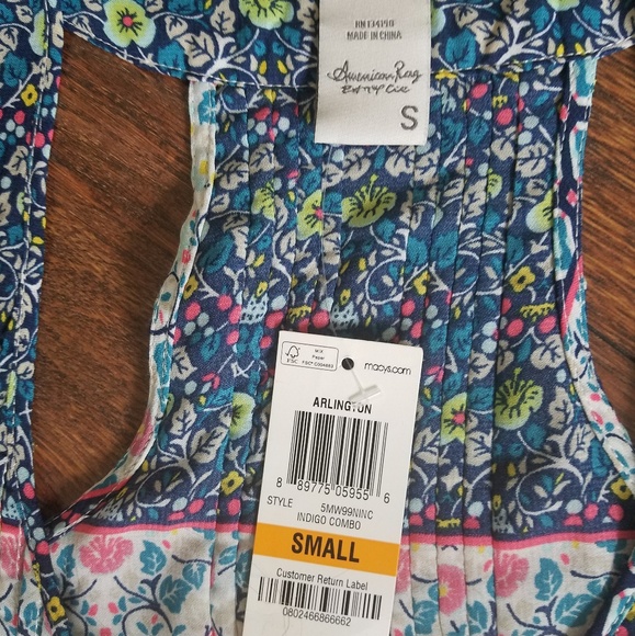 American Rag Racerback Top, S. NWT - Picture 2 of 2